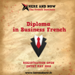Best French Diploma from HERE AND NOW - The French Institute