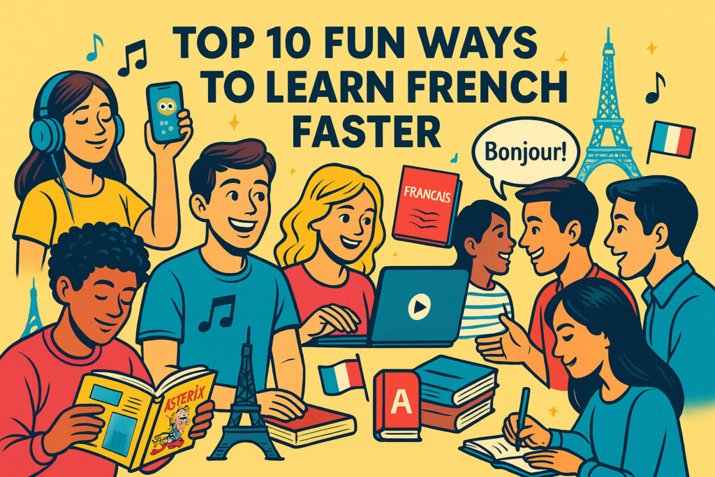 Top 10 Fun Ways to Learn French Faster (Boost Fluency While Having Fun!)